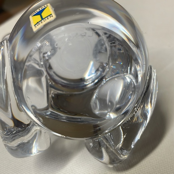 Maleras Sweden Crystal Art Glass Koala Bear Paperweight Signed 5.25" tall - Picture 6 of 7